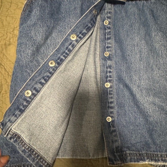 Signature8 Denim Western Mini Dress Size Large - Picture 4 of 7